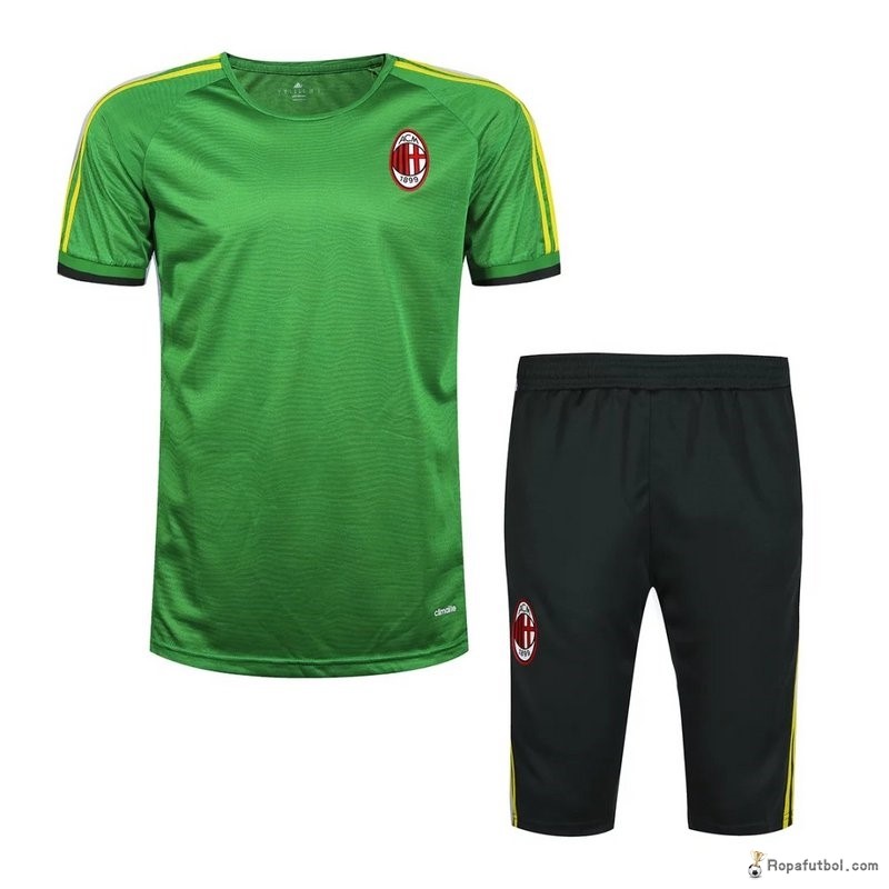 Camiseta Entrenamiento AC Milan Conjunto Completo 2016/17 Verde